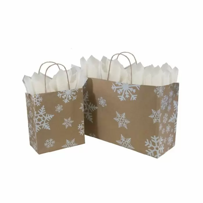 White christmas bags shop