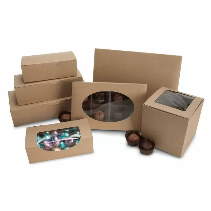 Kraft Candy Box Collection Box and Wrap