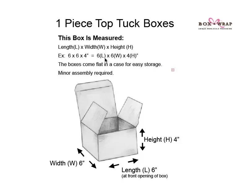Video: Measuring & Assembly of 1 Piece Top Tuck Gift Boxes