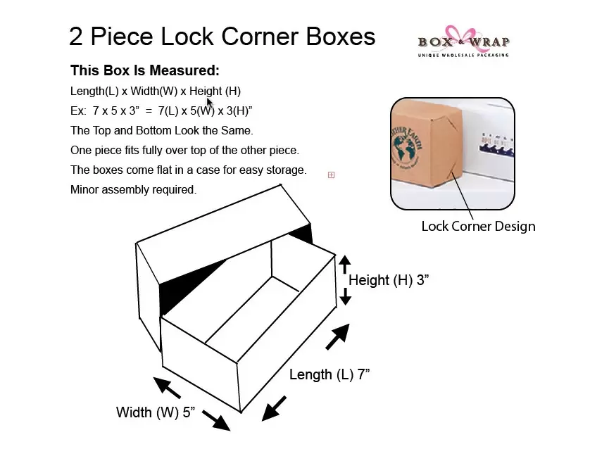 Video: Measuring & Assembly of 2 Piece Lock Corner Gift Boxes