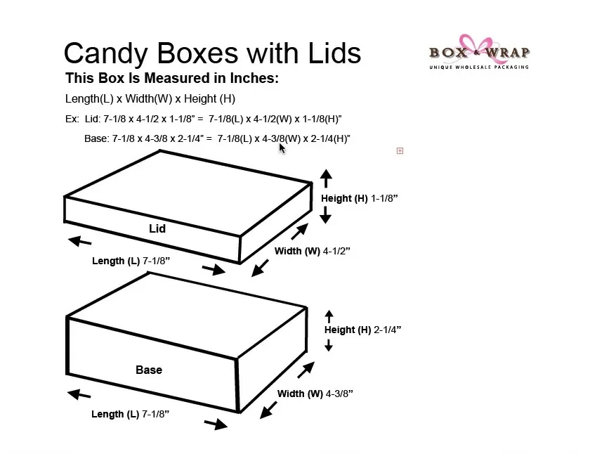 Video: Measuring & Assembly of Folding Candy Boxes With Separate Lids and Bases