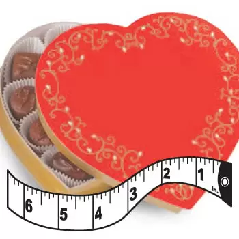 How to Measure Heart Shaped Candy Boxes