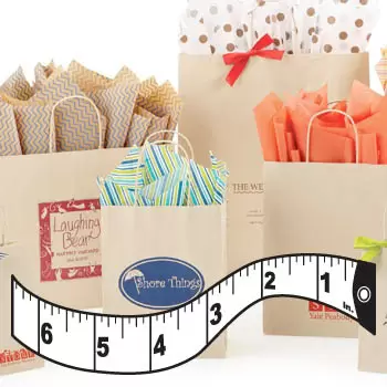 How to Measure Shopping Bags with a Handle