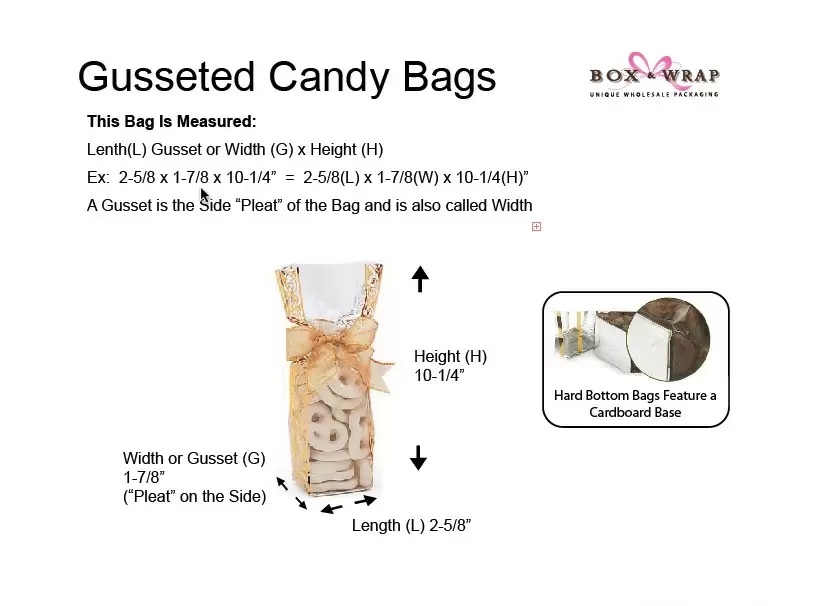 Video: Measuring & Assembly of Gusseted Candy Bags with a Cardboard Bottom