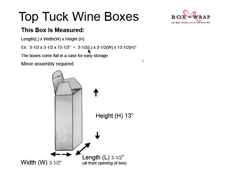 Video: Measuring & Assembly of Top Tuck Wine Boxes