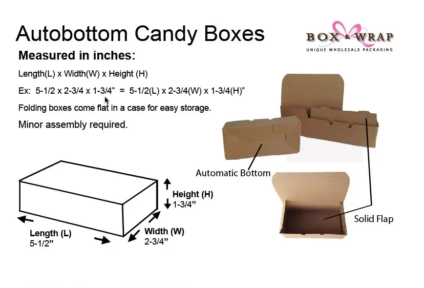 Video: Measuring & Assembly of Automatic Bottom Candy Boxes