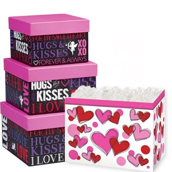 Valentine's Day Packaging - Heart Candy Boxes & Bags 