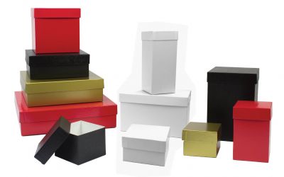 Hi-Wall Gift Boxes with Lid and Base