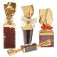 Gold Foil Top Clear Candy Boxes