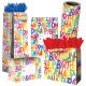 Rainbow Birthday Gift Bags, Wrapping Paper, & Mailers