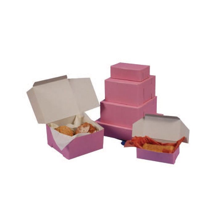 25 PINK Bakery Box 12x12x5 for Cake Pie Cupcake Cookie Candy Pastry Favor Gift 