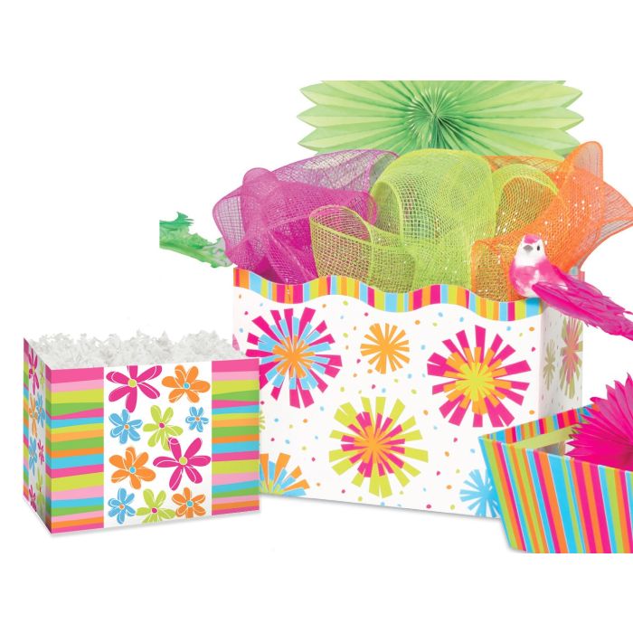 25 x Medium Cardboard Hamper Trays Gift Baskets Sweets Present Baby Shower 