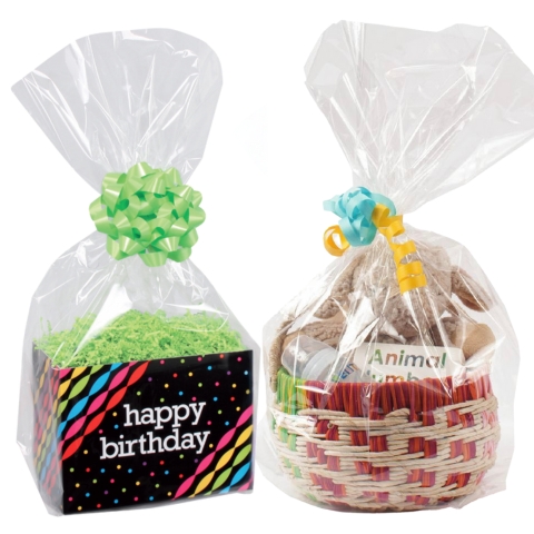 Cellophane wrapped gifts sales